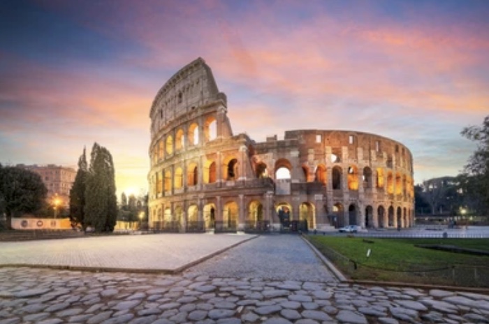 Rome at sunset